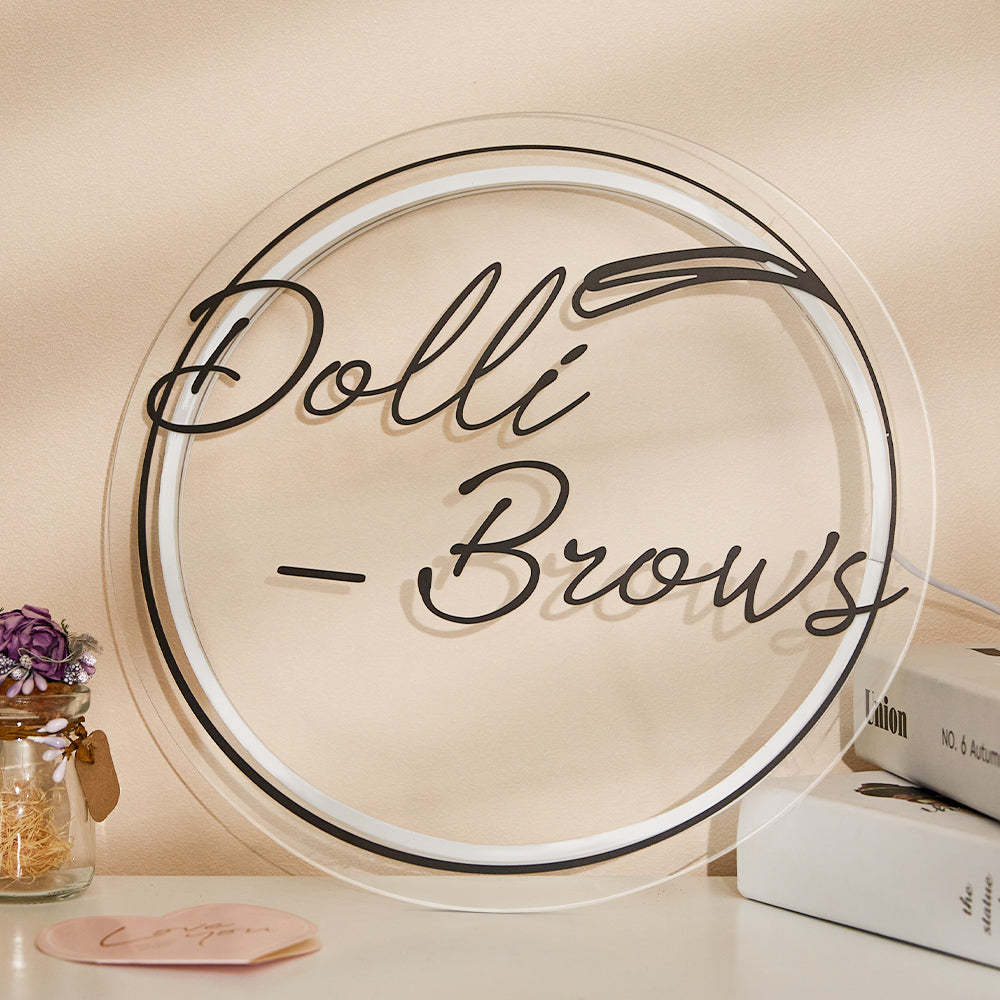 Custom Engraved Night Light Round Acrylic Home Gifts -