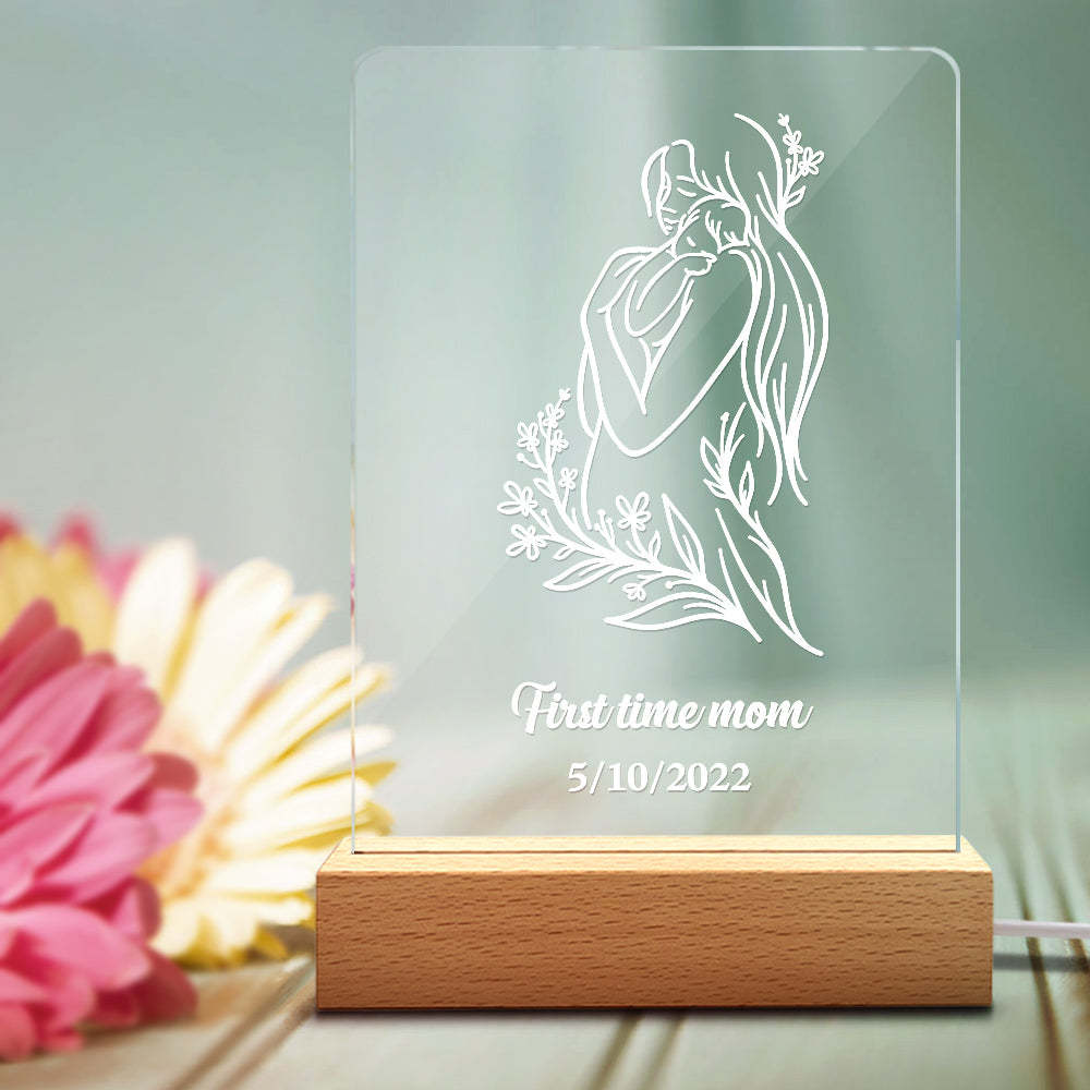Mother's Day Gift Custom Name Acrylic Lamp -