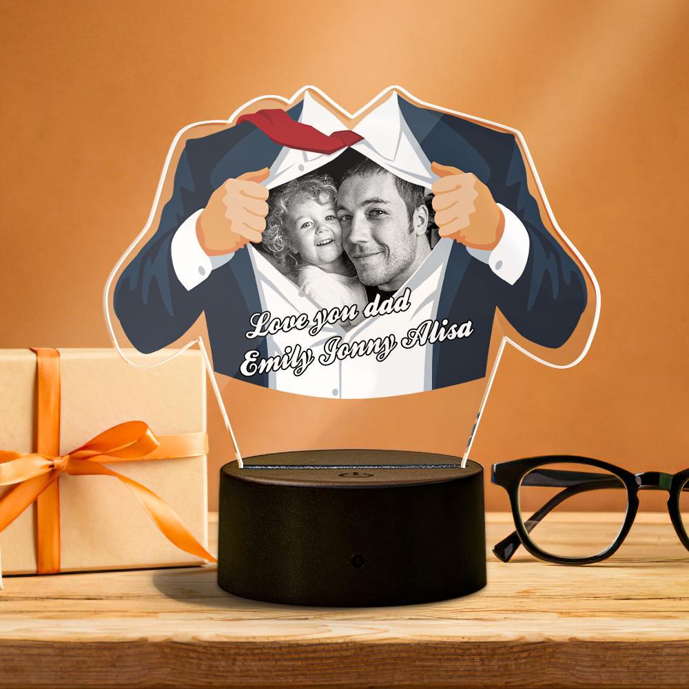 Father's Day Special Suit 3d Led Night Light Best Gift for Father - soufeelus