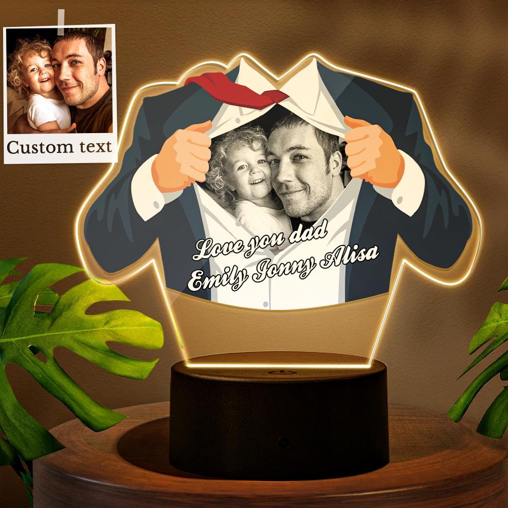 Father's Day Special Suit 3d Led Night Light Best Gift for Father - soufeelus