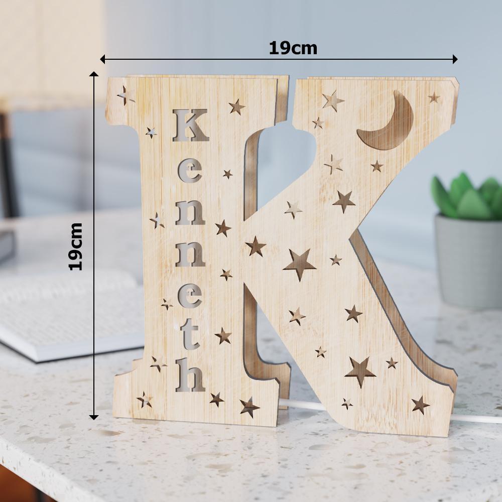 Custom Engraved Night Light Letter Home Name Commemorative Gifts