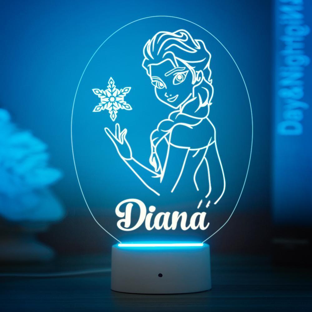 Personalized Fairy Night Light Child Lamp Girl Birthday Gift Children's 7 Colour Night Light Remote Control Lamp