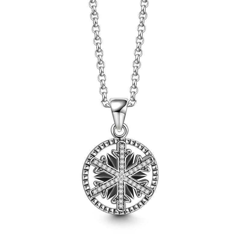 Winter Snowflake Necklace - soufeelus