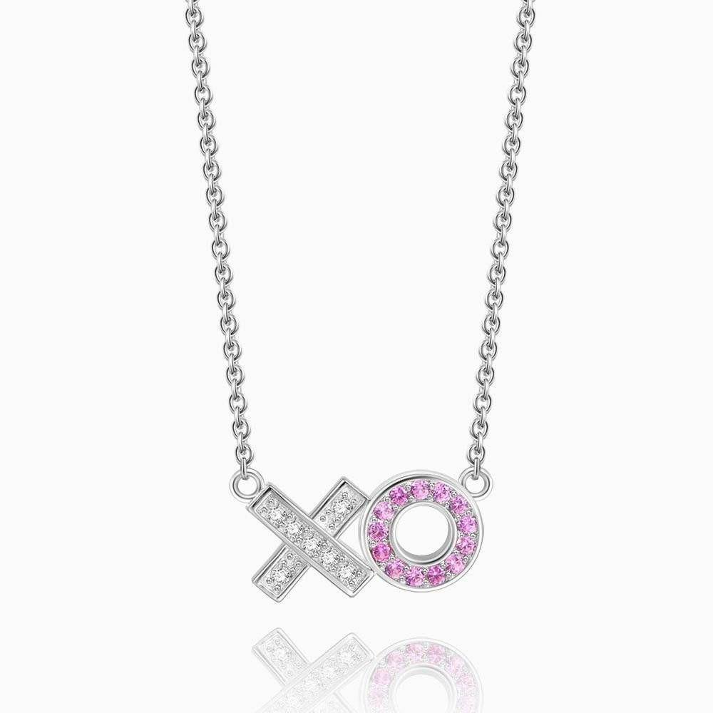 XOXO - HUG & KISS Necklace Silver - soufeelus