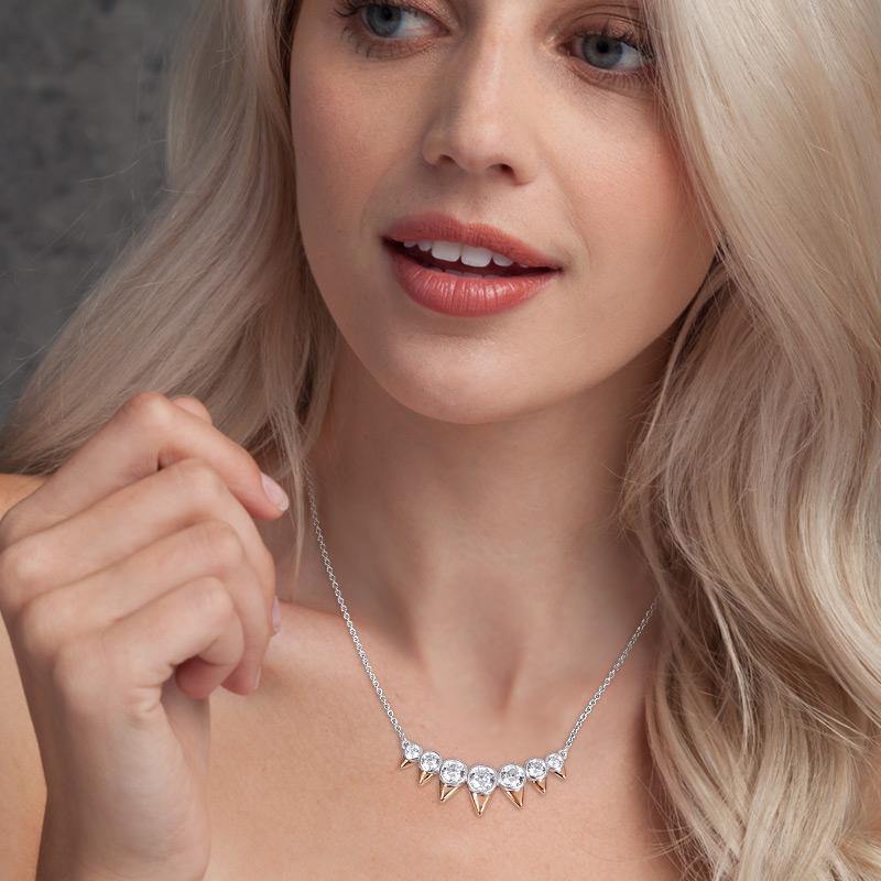 Sunshine Necklace Rose Gold Plated Silver - soufeelus