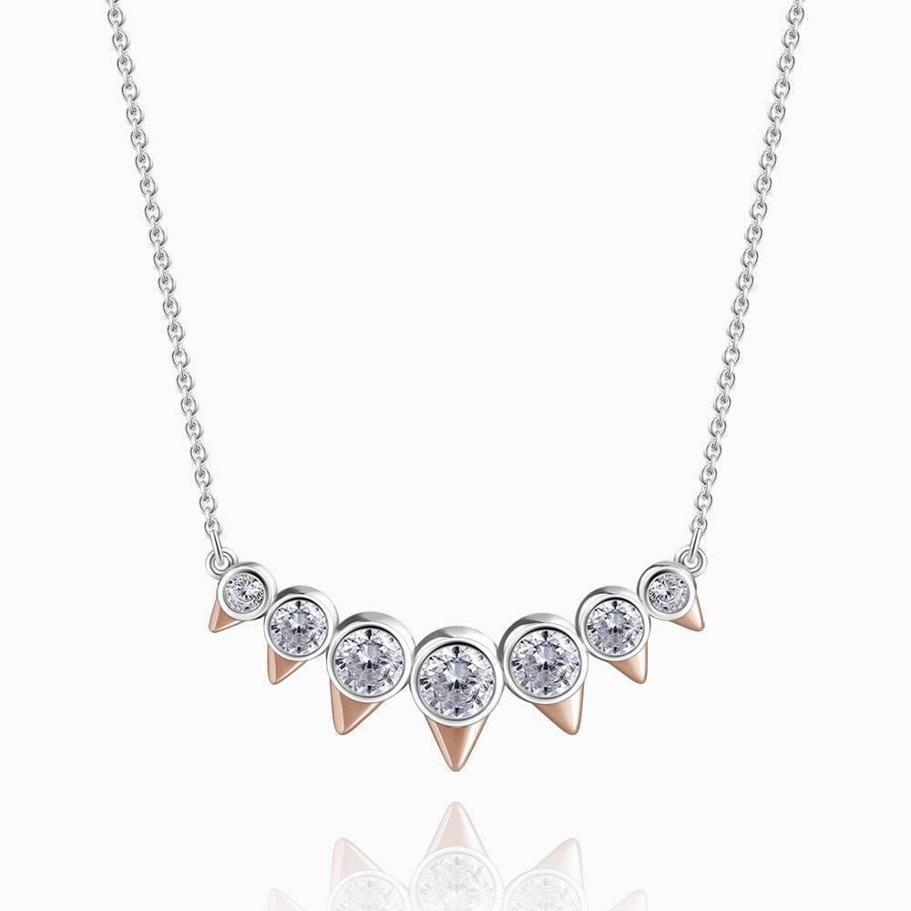 Sunshine Necklace Rose Gold Plated Silver - soufeelus