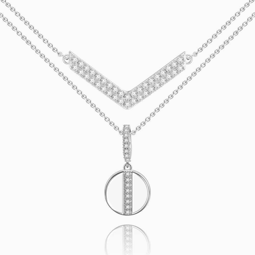 Unique Lover Necklace Silver - soufeelus