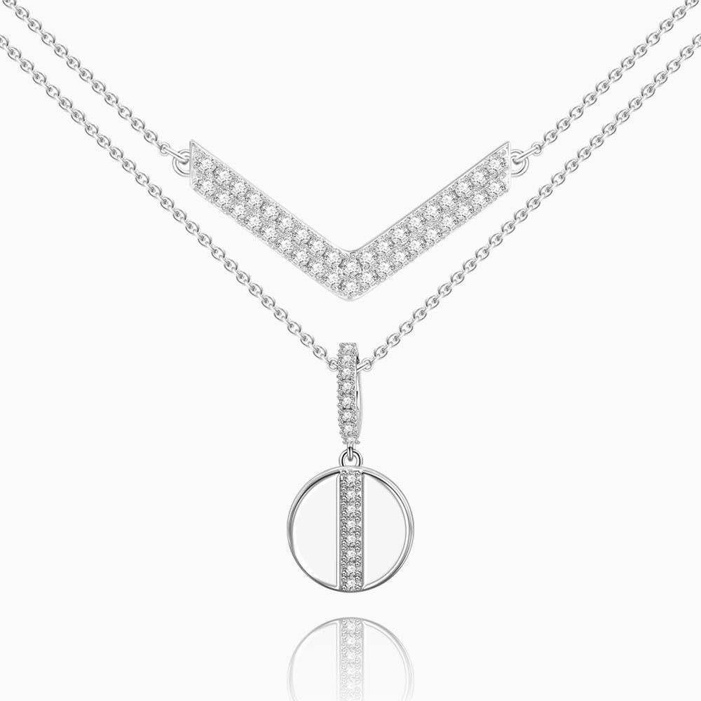 Unique Lover Necklace Silver - soufeelus