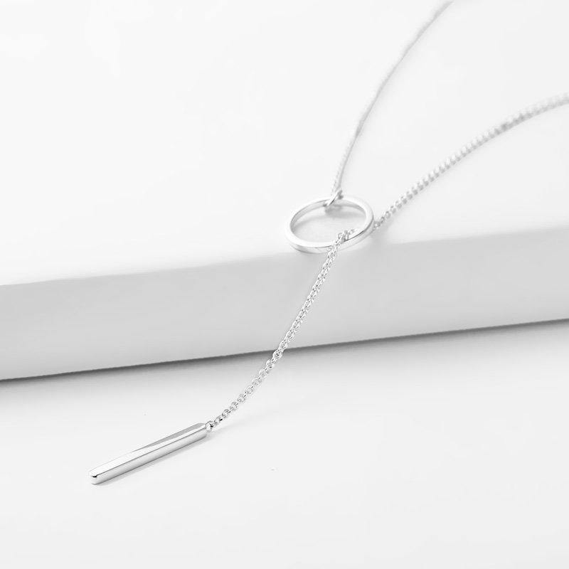 Love You Forever Necklace Silver - soufeelus