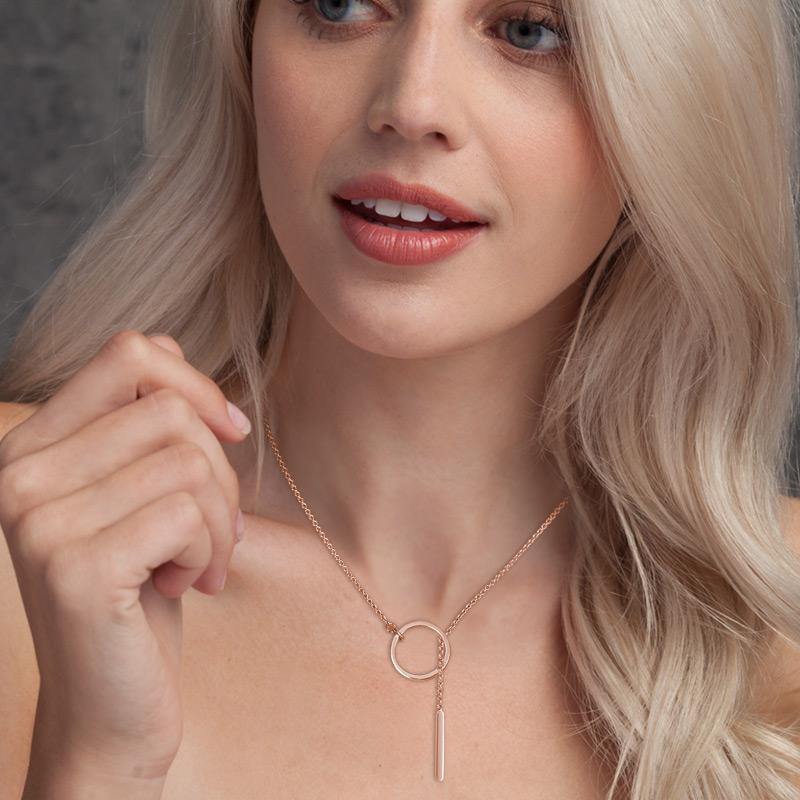 Love You Forever Necklace Rose Gold Plated Silver - soufeelus