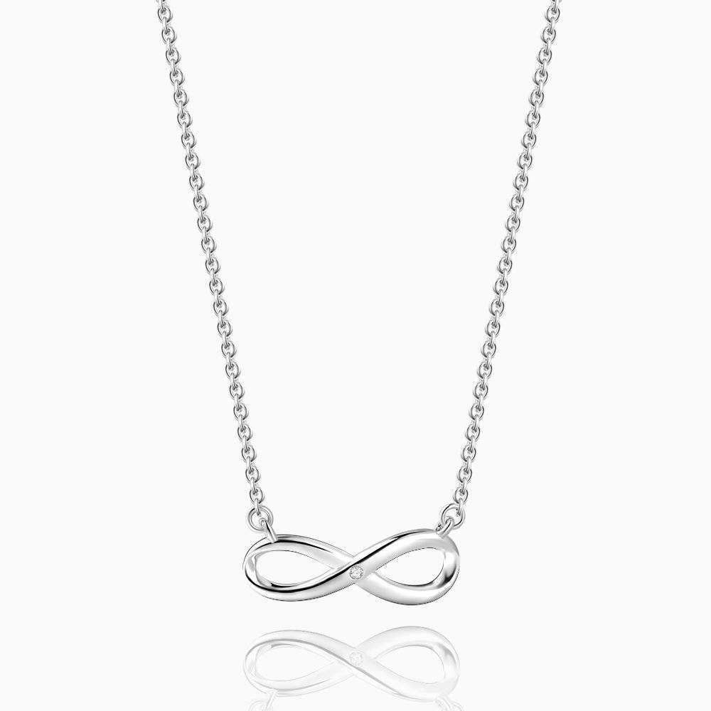 Infinity Love Necklace with Soufeel Crystal Silver - soufeelus