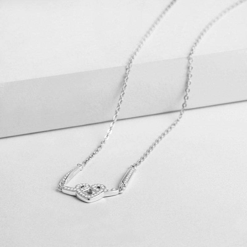 Heart of Romance Necklace Silver - soufeelus
