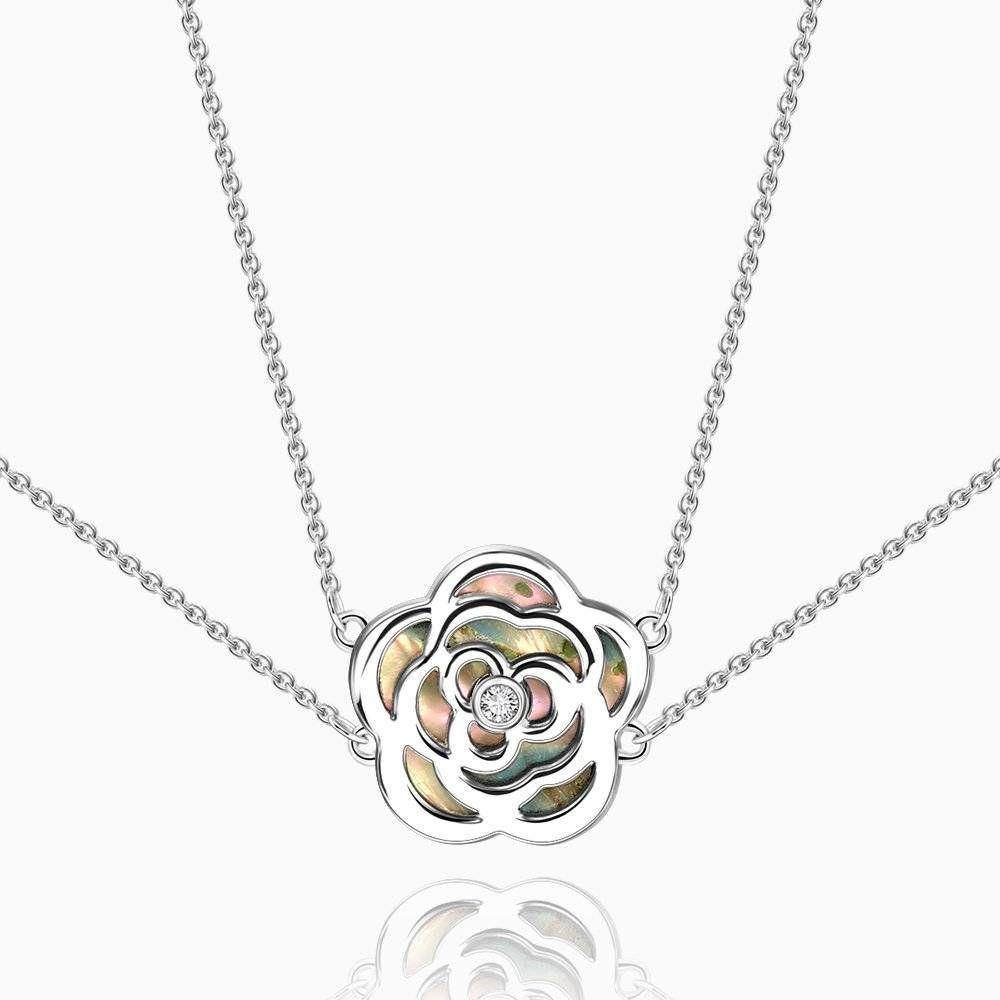 Mysterious Flowers Necklace Silver - soufeelus
