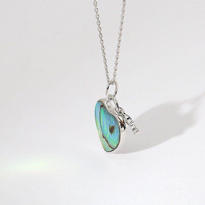 Heart Lock Necklace Silver - soufeelus