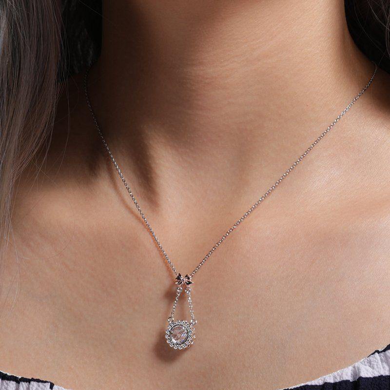 Quiet State of Mind Necklace Rose Gold Plated Silver - soufeelus