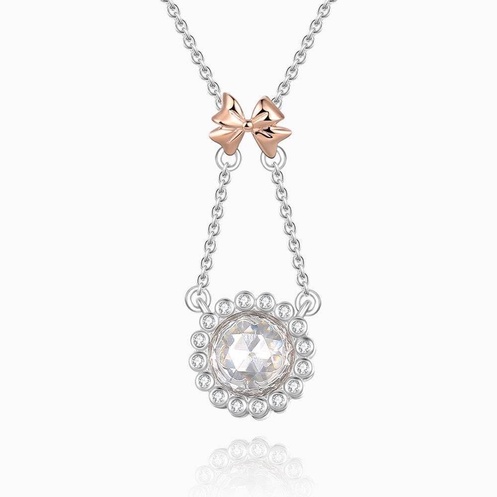 Quiet State of Mind Necklace Rose Gold Plated Silver - soufeelus
