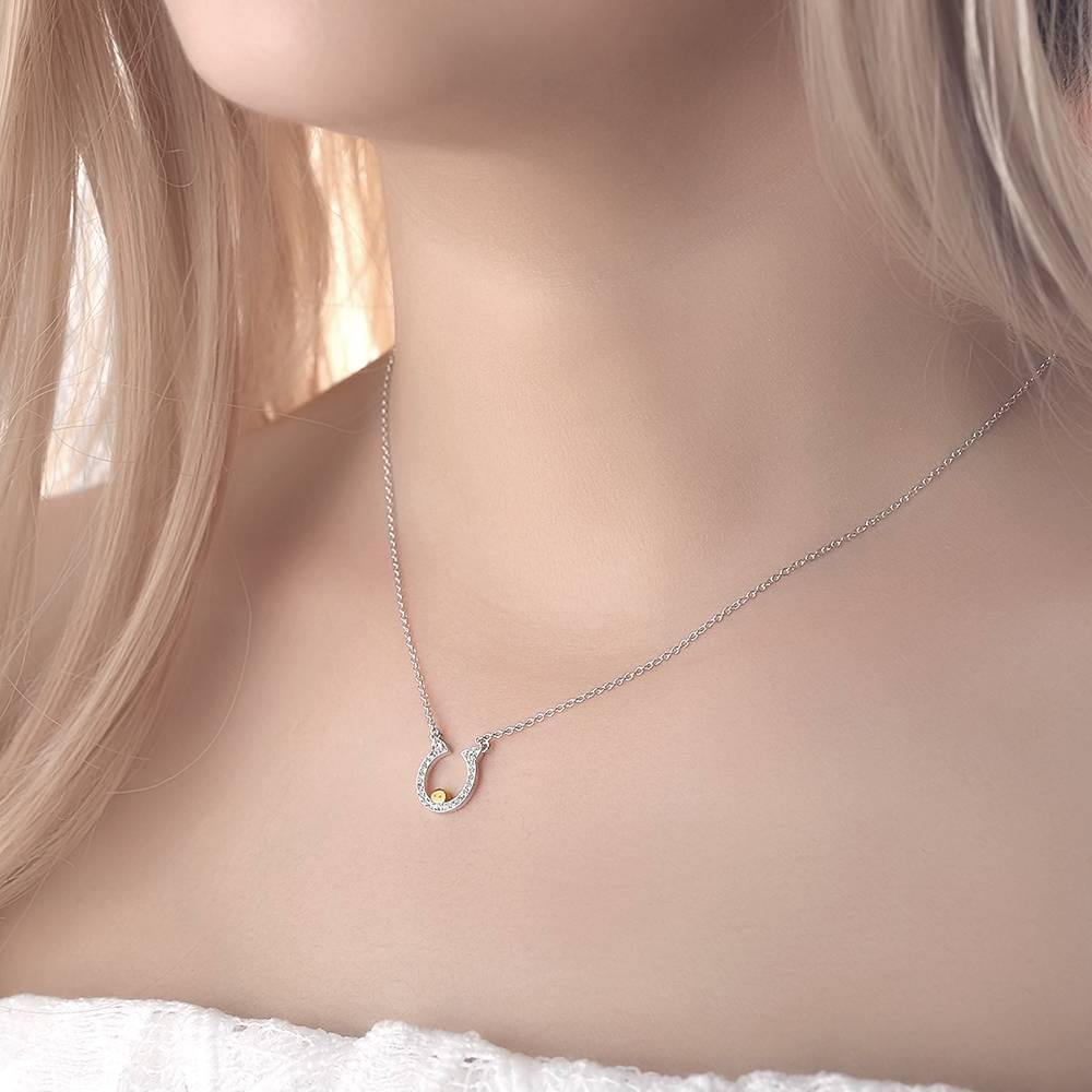 Cute Pig Pendant Necklace Silver - soufeelus