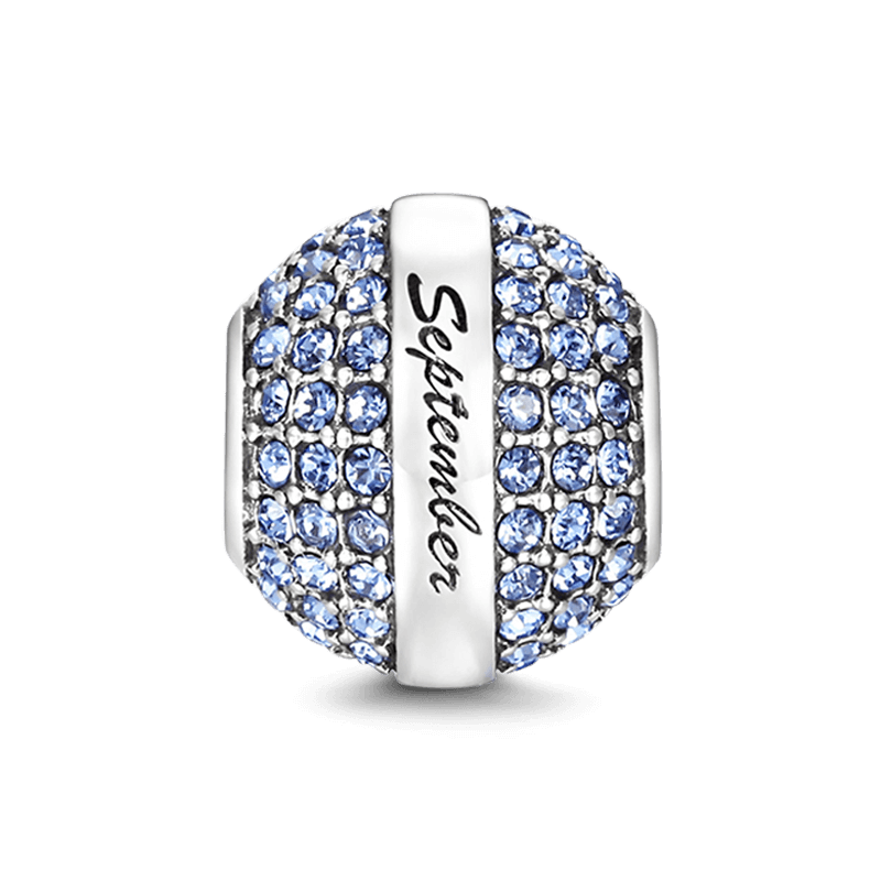 September Birthstone Soufeel Crystal Charm Silver - soufeelus