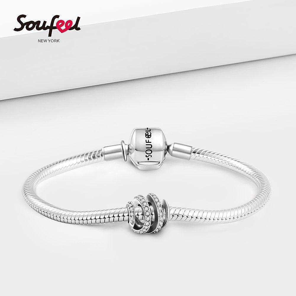 Pave Spiral Charm - soufeelus