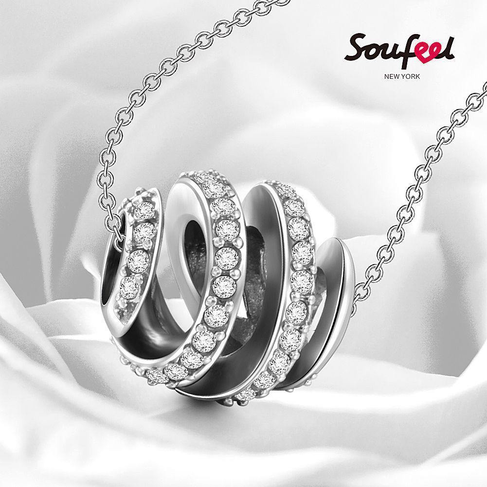 Pave Spiral Charm - soufeelus