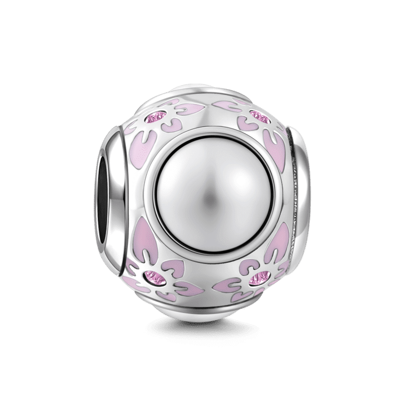 Pink Pearl Flower Charm - soufeelus