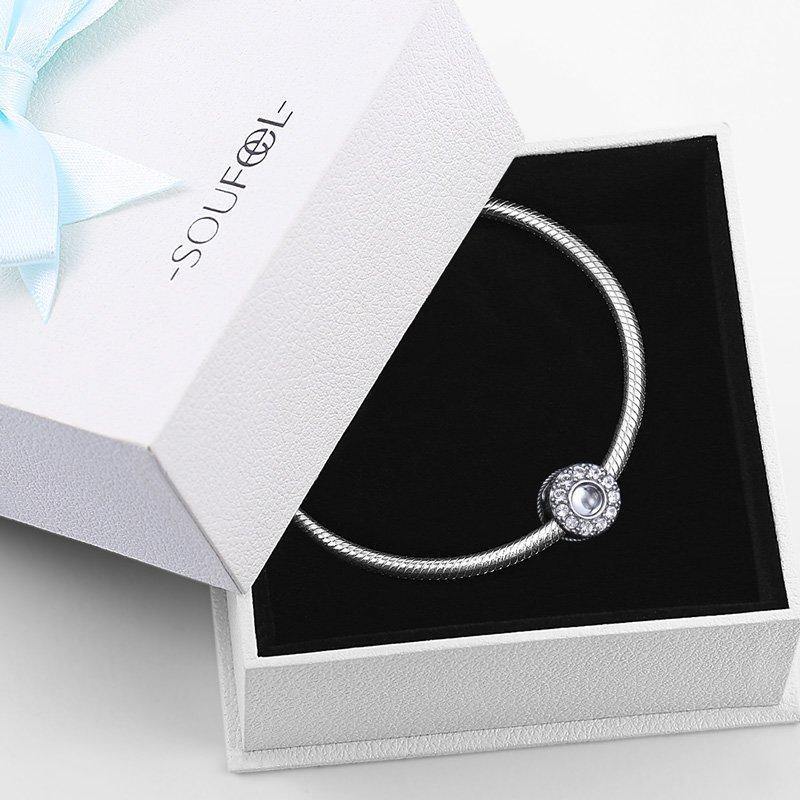 Infinity Sunshine Charm Silver - soufeelus