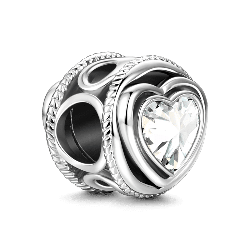 Soufeel Crystal Infinity Love Charm Silver - soufeelus