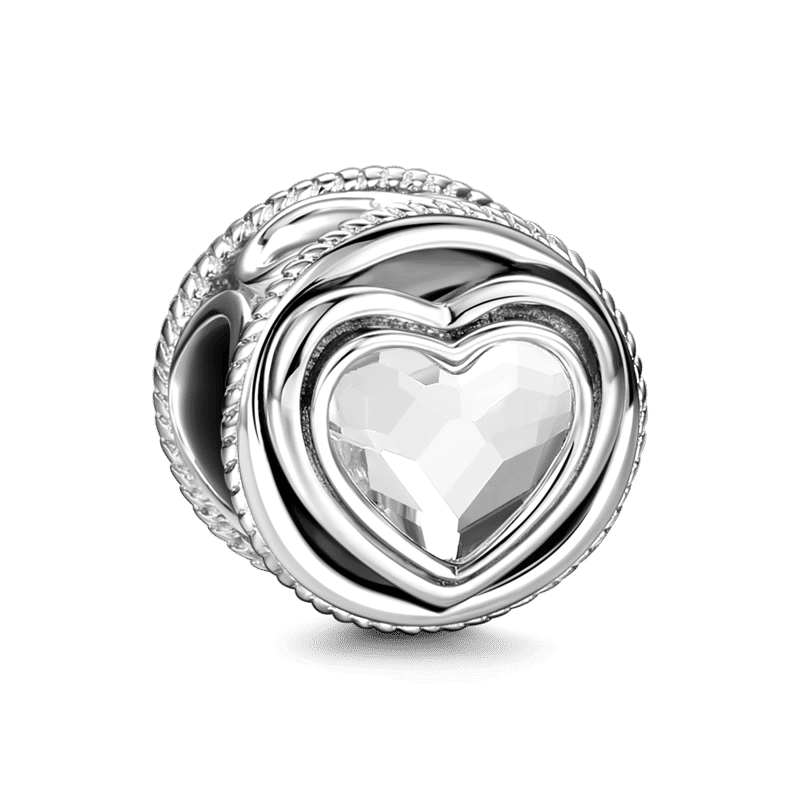Soufeel Crystal Infinity Love Charm Silver - soufeelus