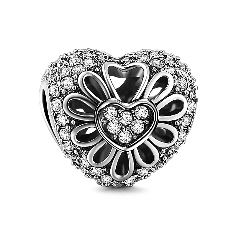 Free Your Heart Charm Silver - soufeelus