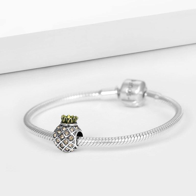 Pineapple Charm Silver - soufeelus