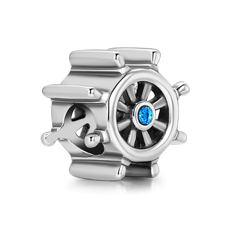 Rudder Charm Silver - soufeelus