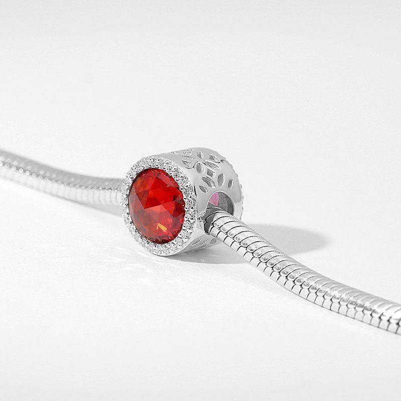 Pink and Red Love Charm Silver - soufeelus