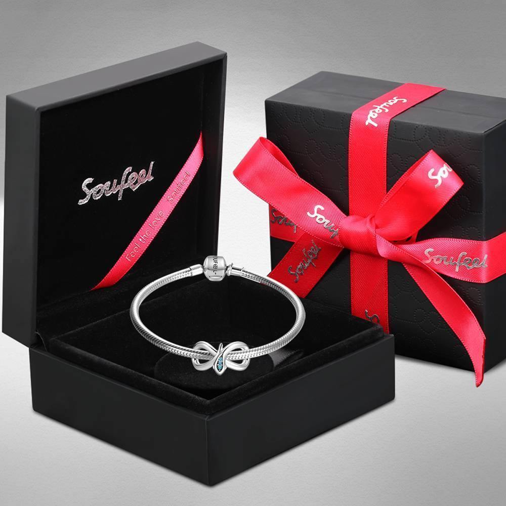 Infinity Snake Charm Silver - soufeelus