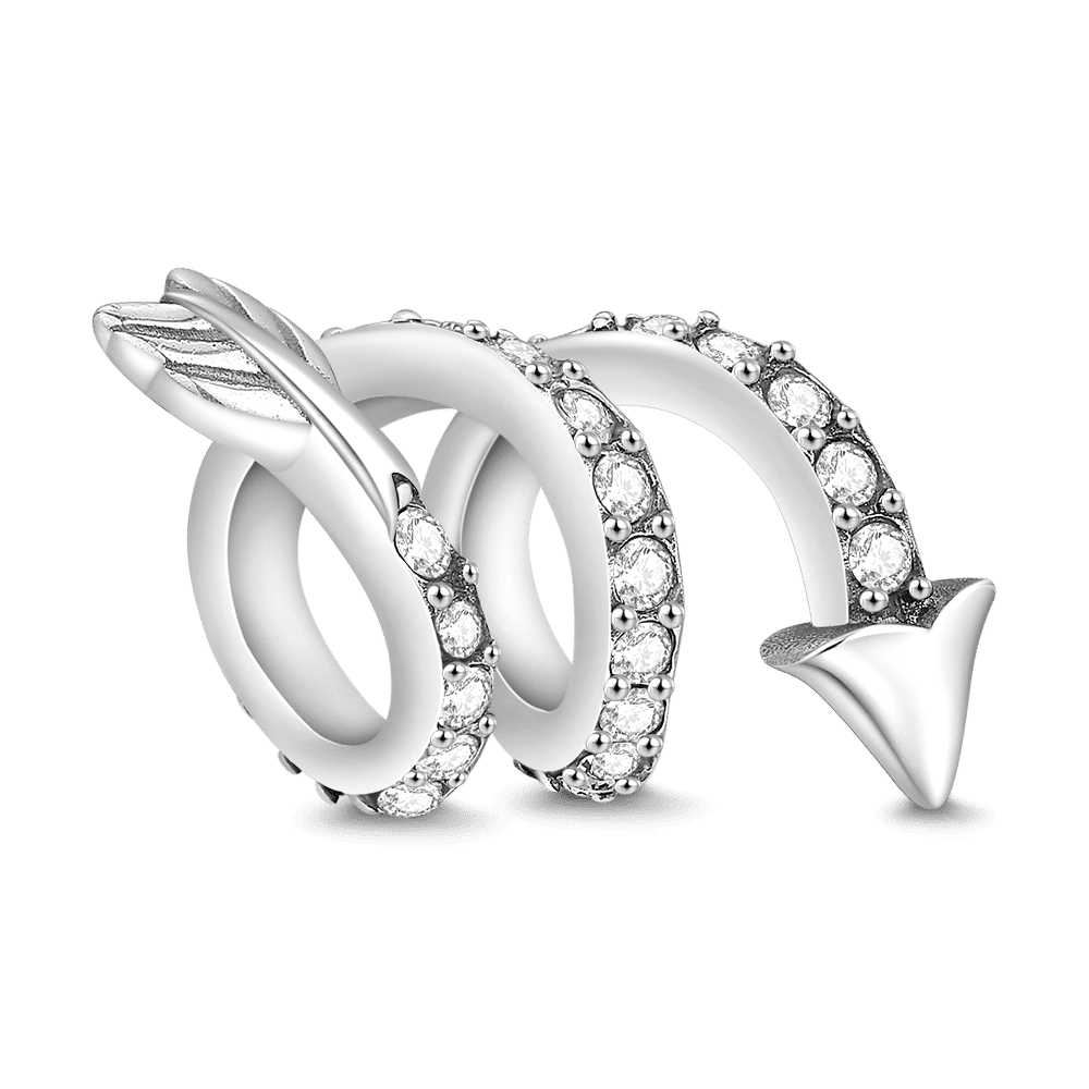 The Arrow of Love Charm Silver - soufeelus