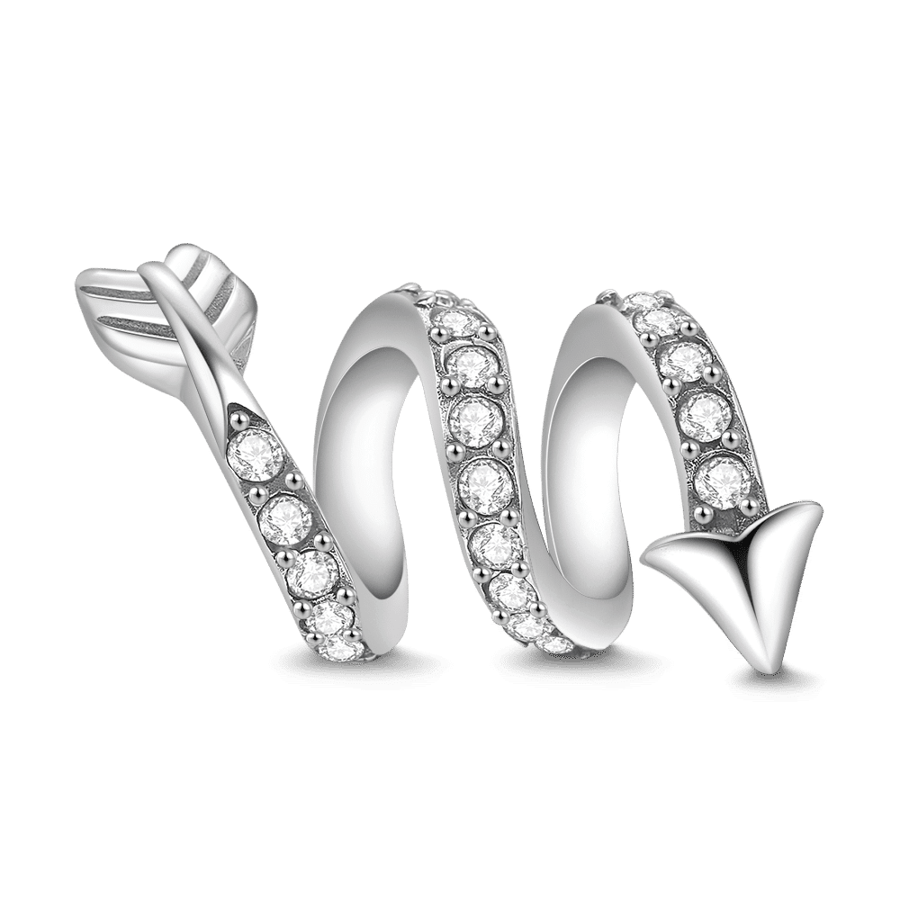 The Arrow of Love Charm Silver - soufeelus