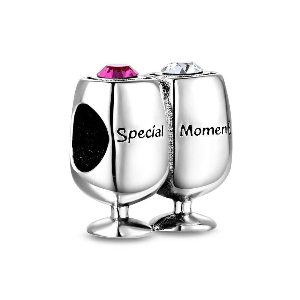 Cheers Charm Silver Christmas Gift - soufeelus