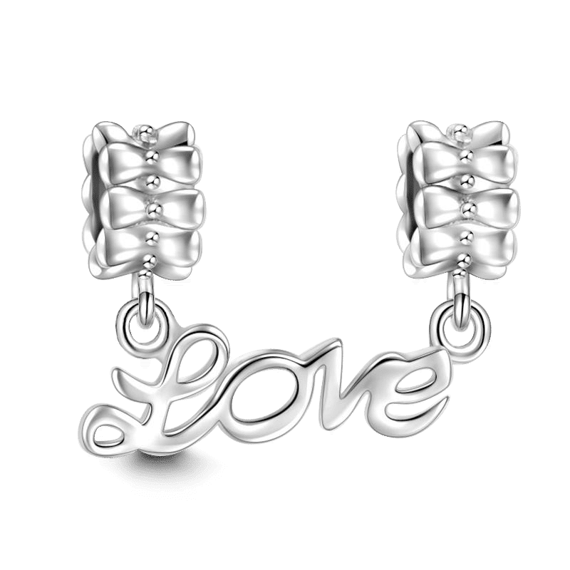 Love Forever Dangle Charm Silver - soufeelus