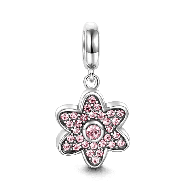 Pink Flower Charm Crystal - soufeelus