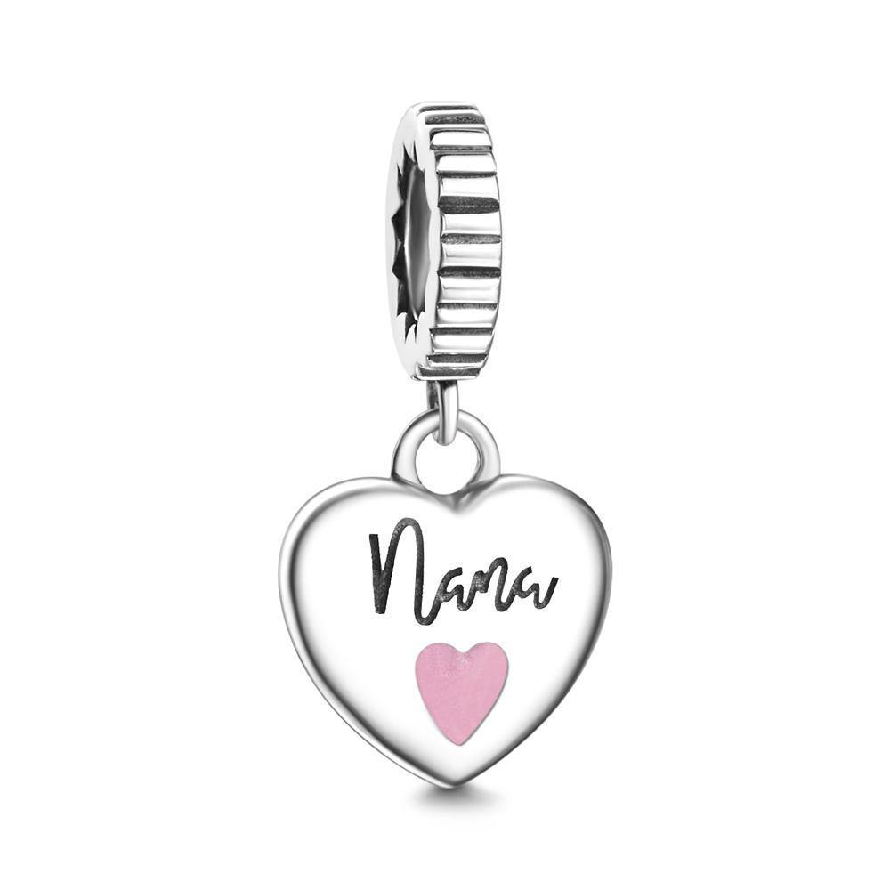 Beloved Grandma Pendant Charm Sliver - soufeelus