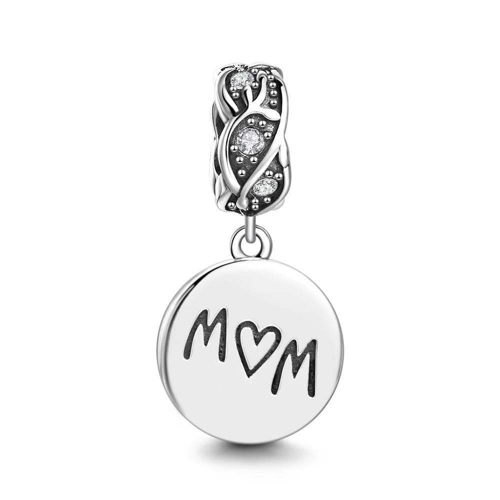 Baby Running Towards Mom Red Gift Charm Sliver - soufeelus