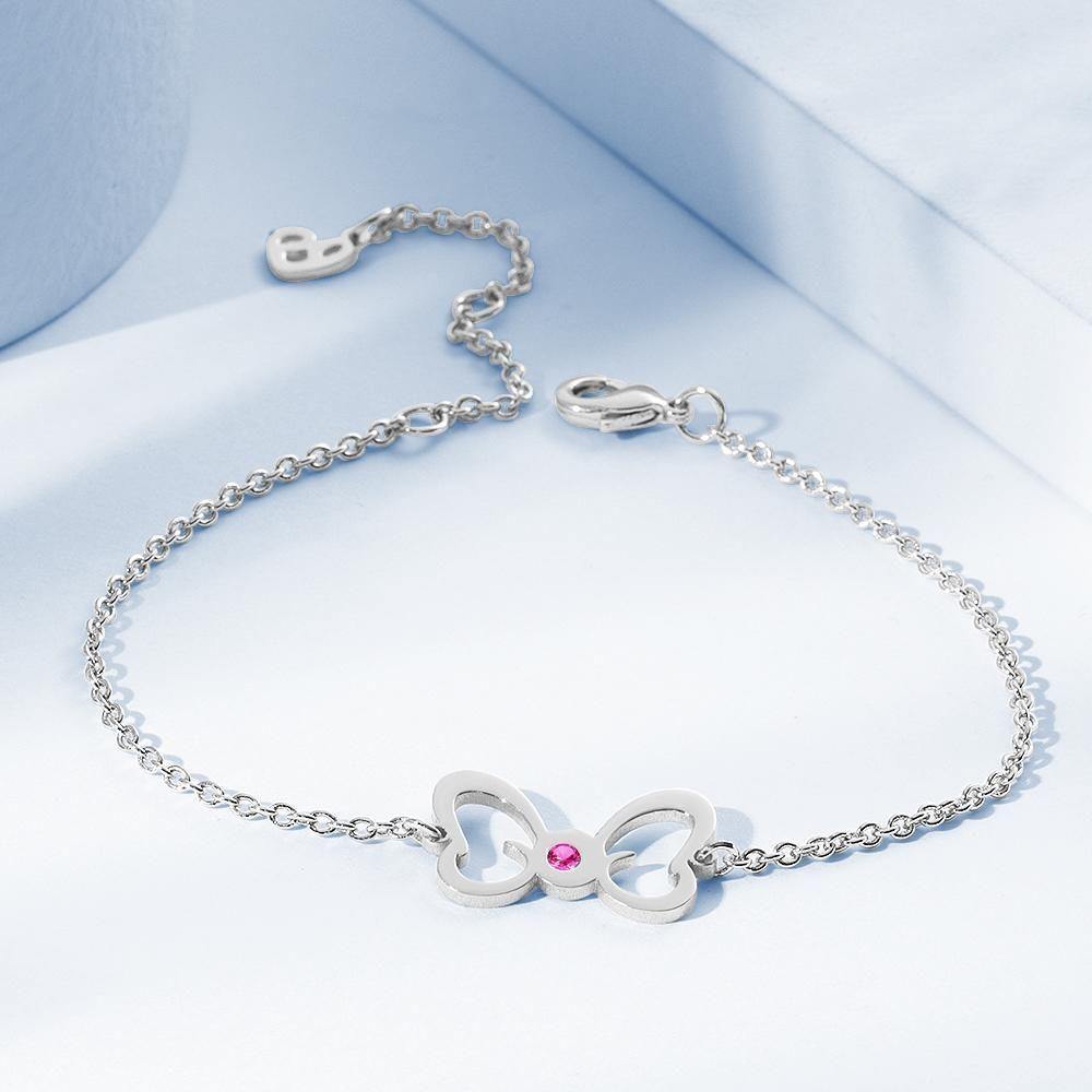Custom Birthstone Anklet Birthstone Jewelry Gifts for Her - soufeelus