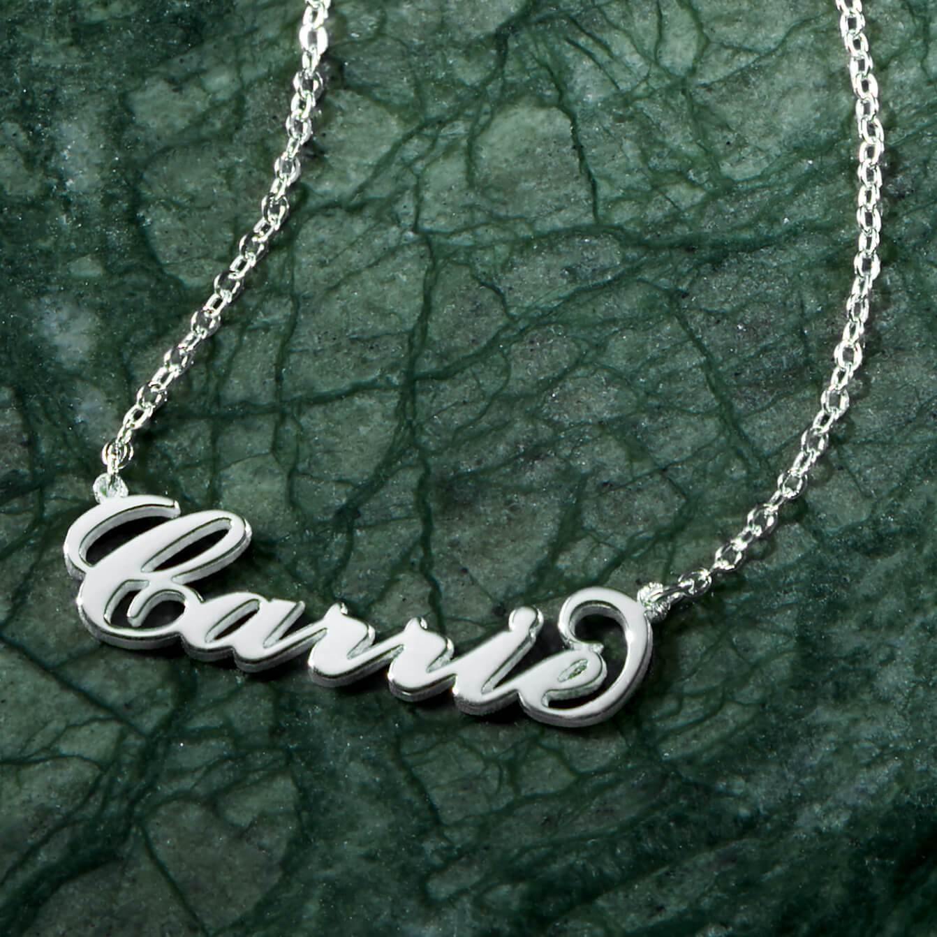 Carrie Style Name Necklace - soufeelus