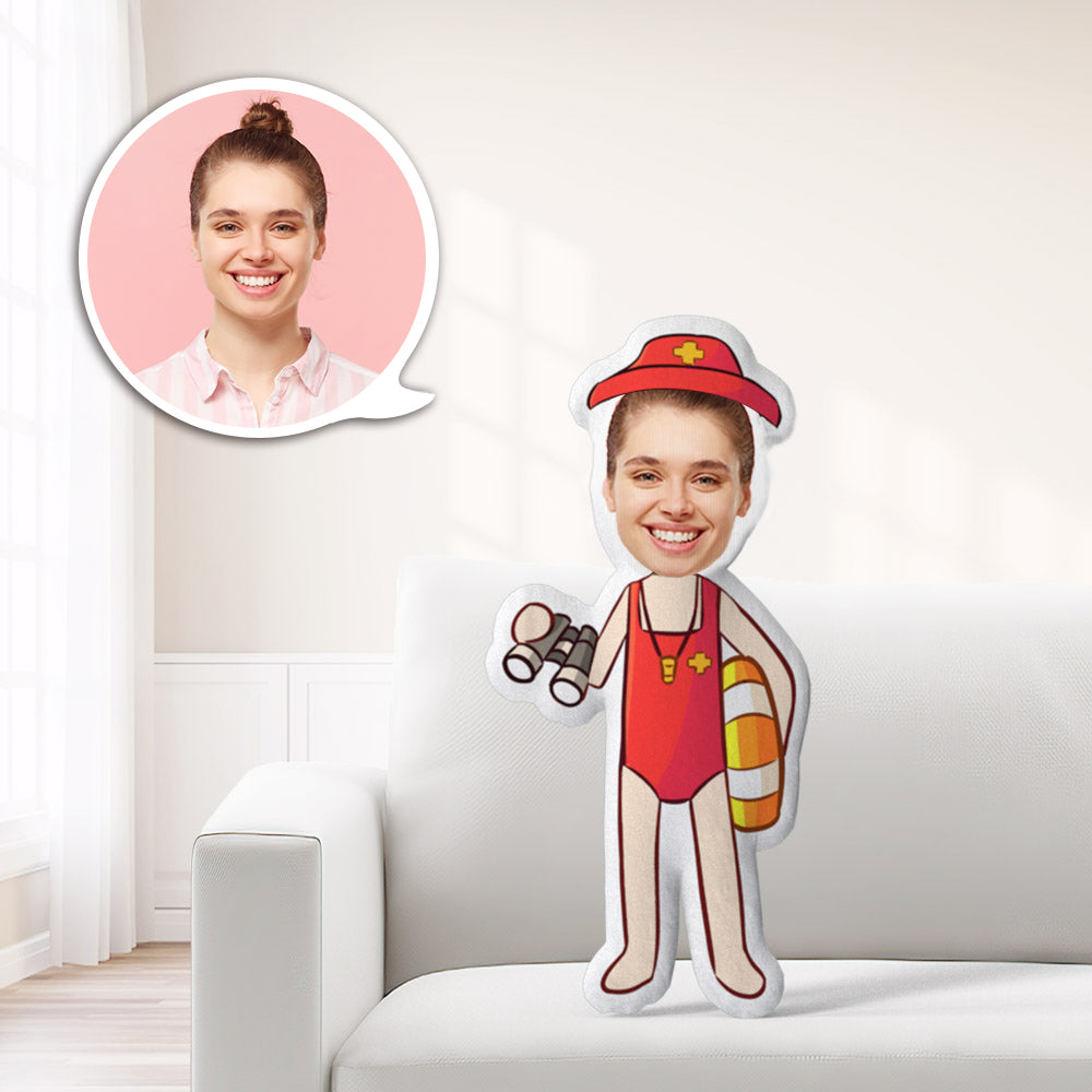 Custom Lifeguard Minime Throw Pillow Unique Personalised Minime Throw Pillow Give Your Lover The Most Meaningful Gift - soufeeluk