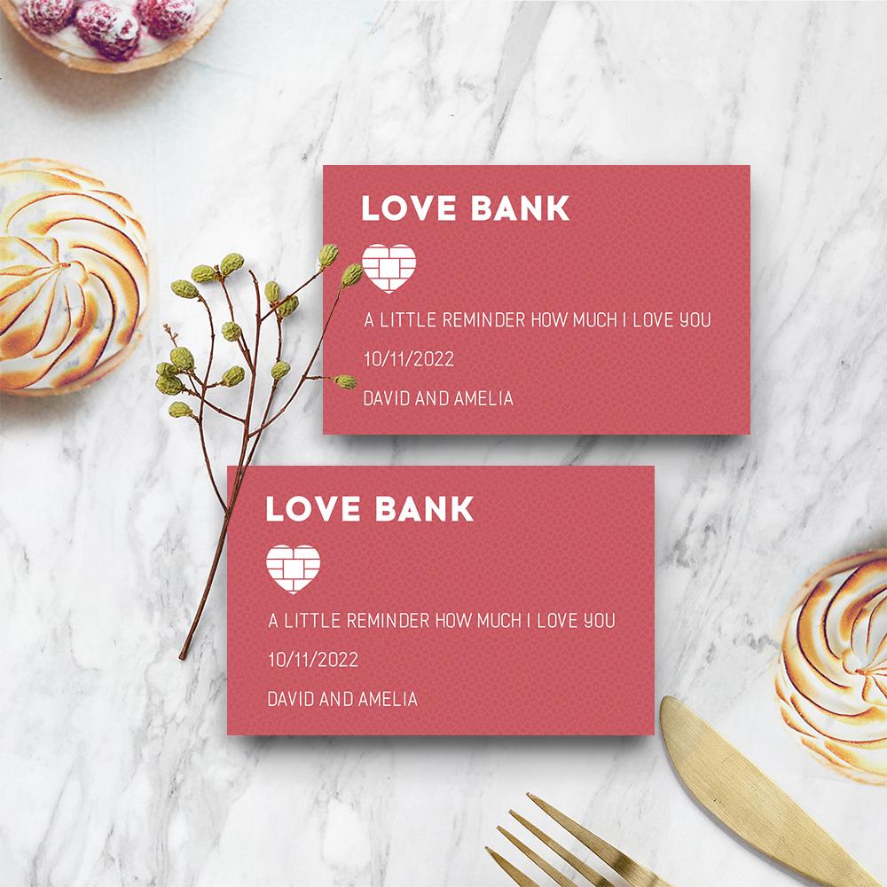 Personalised Wallet Note Cards Best Gifts For Your Lovers - soufeeluk
