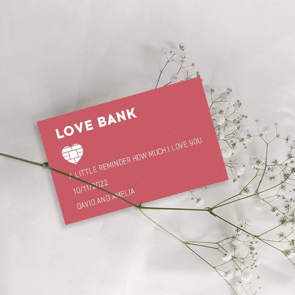Personalised Wallet Note Cards Best Gifts For Your Lovers - soufeeluk