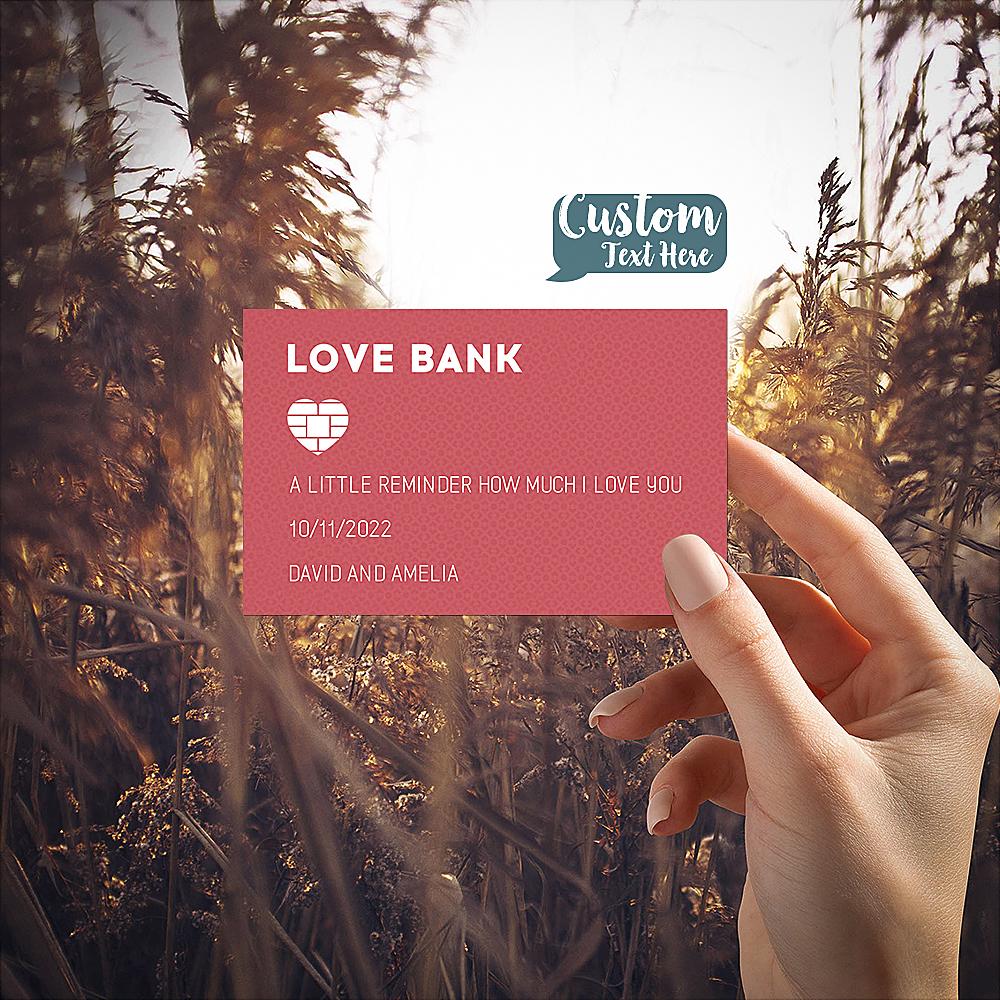 Personalised Wallet Note Cards Best Gifts For Your Lovers - soufeeluk