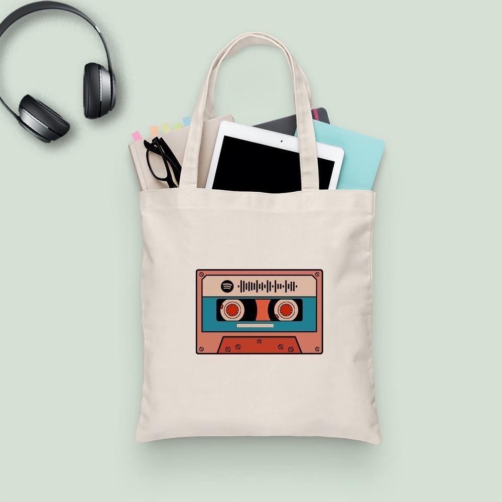 Custom Unisex Spotify Code Tape Bags