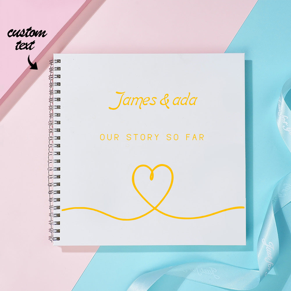 Personalised Text Notebook DIY Diary Portable Pierced Memory Notebook - soufeeluk