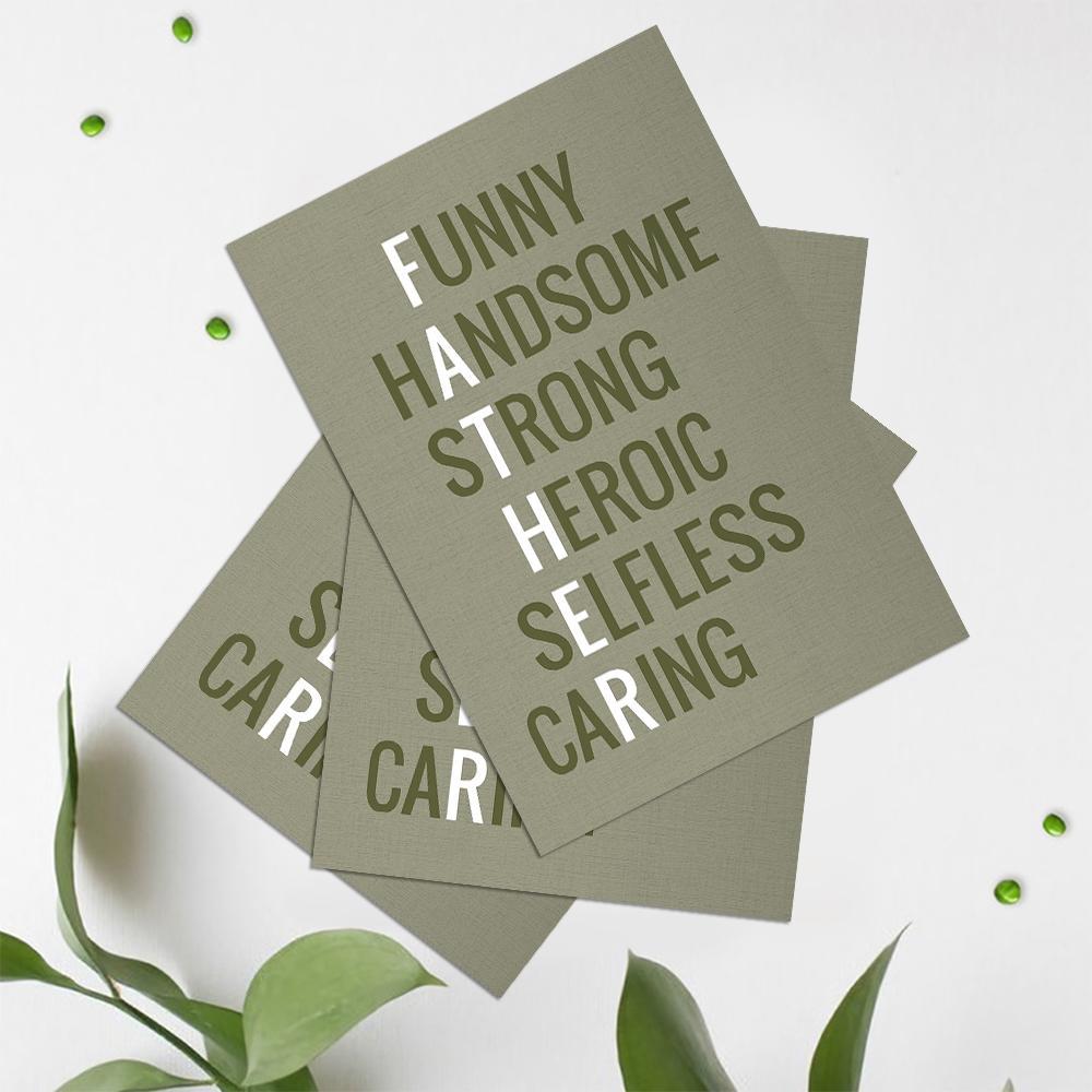 Greeting Card For Father's Day All The Good Quality - soufeeluk