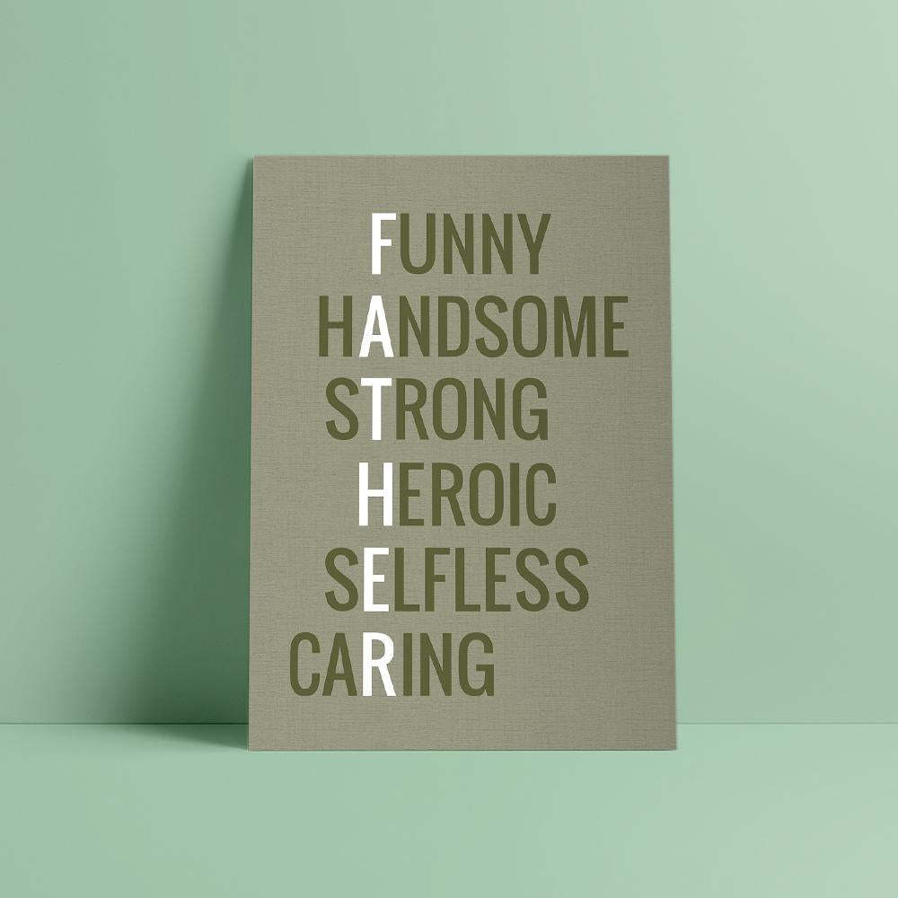 Greeting Card For Father's Day All The Good Quality - soufeeluk